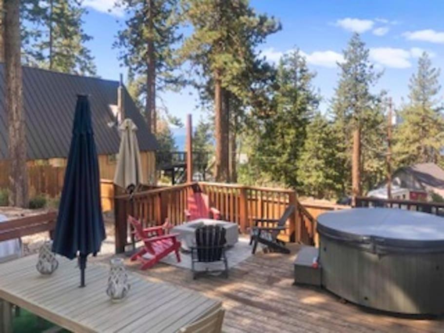 Lake Views, Pet-Friendly Cabin With Hot-Tub In King'S Beach Kings Beach Esterno foto